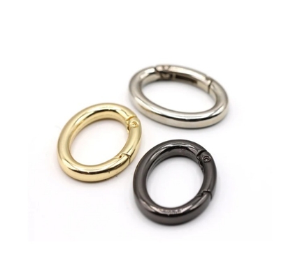 Stainless Steel Round Push In Clasp Accessory for Pendant and Necklace