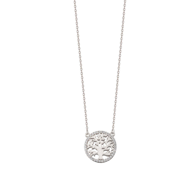 Party Occasion 18K Gold Plated Sterling Silver Tree of Life Pendant Necklace for Women