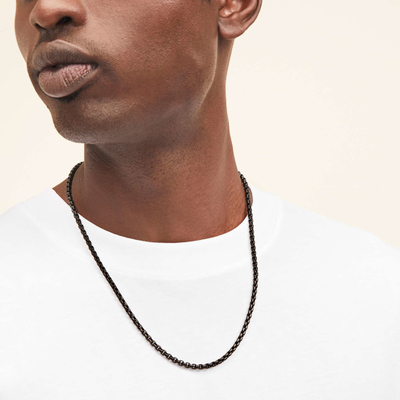 Handmade 18K Gold Plated Round Box Necklace Chain with Fast Shipping and Customizable Logo