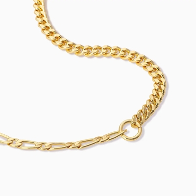 18K Gold Plated Double Chain Necklace for Girls' Fashion Accessory Collection