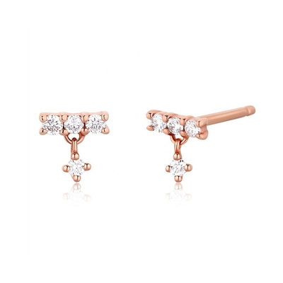Gold Plated 2022 Minimalist Stud Earrings for Women in 925 Sterling Silver Customized