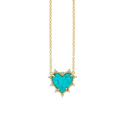 925 Sterling Silver Chain Jewelry Diamond And Turquoise Heart Twist Necklace No Pearl Chain
