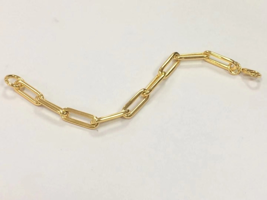 Thicker Brass Bracelet 18K Gold Chain for Men and Women in Various Lengths by Karen