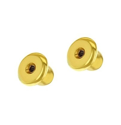 FEDEX Express Silver Plated Screw Back for Children's Earrings in 925 Sterling Silver
