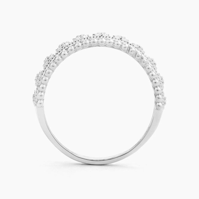 925 Sterling Silver CLASSIC Style Wholesales Stackable Women's Ring With Gold Plated Beads