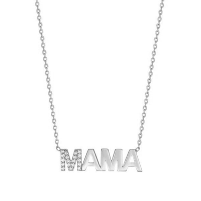 Engagement 2022 Unique MAMA 18K Gold Wholesales Mother's Days Gifts 925 Sterling Silver Necklace Jewelry