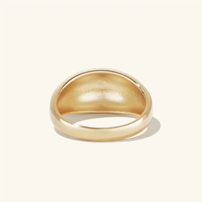 Bold Design 925 Sterling Silver Dome Ring