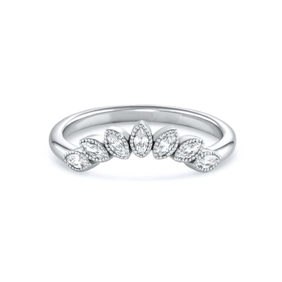 925 Sterling Silver CZ Gemstone Diamond Ring Stackable Wedding Ring Jewelry