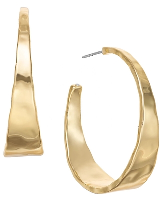 ODM Copper Alloy Medium Hoop Earrings 14k Gold Hoop Earrings Medium