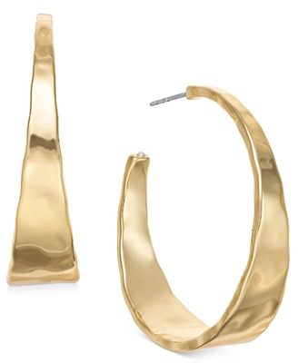 ODM Copper Alloy Medium Hoop Earrings 14k Gold Hoop Earrings Medium
