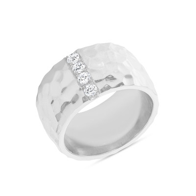 Size 6 - Size 10 Mens Eternity Band 18K Gold Plated Brass Rings