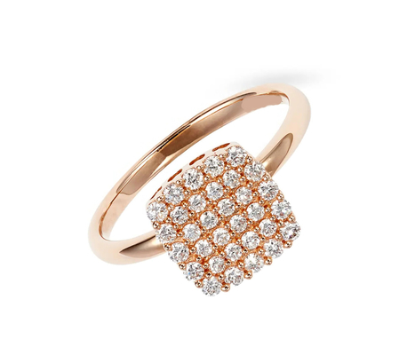 2024 Rings Brazilian Pave White CZ Silver Ring for Fine Jewellery Fashion Accessories