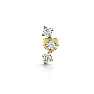 OEM Constella Stud Earrings 925 18k White Gold Stud Earrings