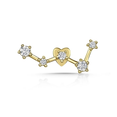 OEM Constella Stud Earrings 925 18k White Gold Stud Earrings