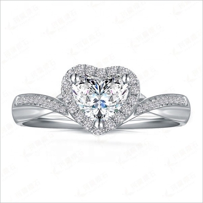 Heart Delicate Weeding Rings 925 Sterling Silver Jewelry for Women Fashion Accessories
