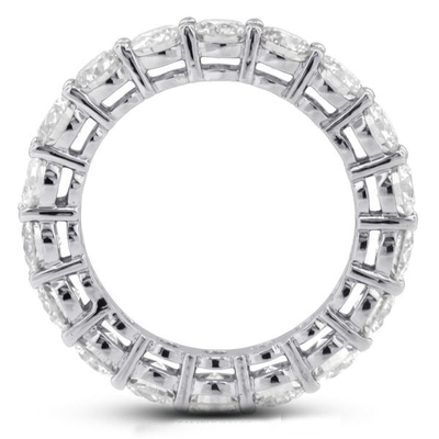 925 Sterling Silver 4mm CZ Eternity Band Ring ECO-Friendly Yes Plating Rose Gold