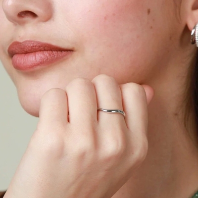 Third Party Appraisal Certificate 925 Sterling Silver Women's Plain Jewelry Band Ring