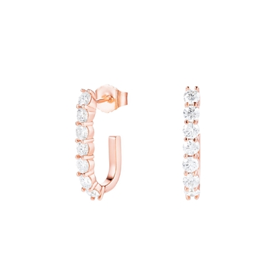 Trendy 925 Sterling Silver 14k Gold Trendy Bend Stud Earrings For Women Girls Jewelry