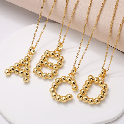 Bubble Personal Letter Fashion Pendants Jewelry