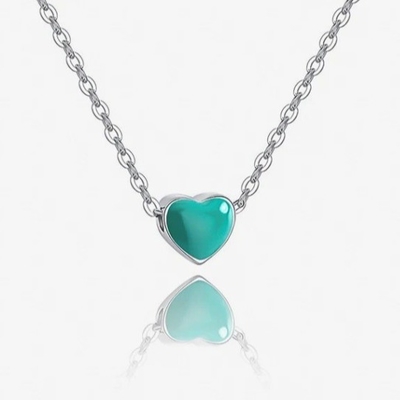 Rhodium Plated Small Pink Heart Valentine'S Day Women'S 925 Sterling Silver Pendants