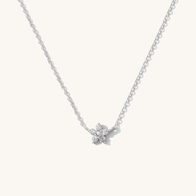Women's OEM / ODM 925 Sterling Silver Necklace Without Main Stone