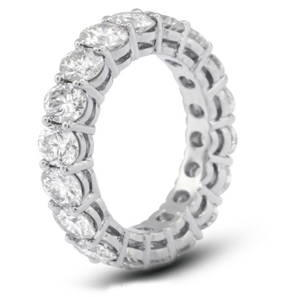 925 Sterling Silver 4mm CZ Eternity Band Ring ECO-Friendly Yes Plating Rose Gold