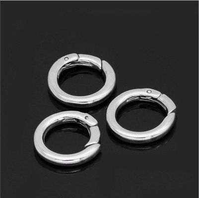 Stainless Steel Round Push In Clasp Accessory for Pendant and Necklace