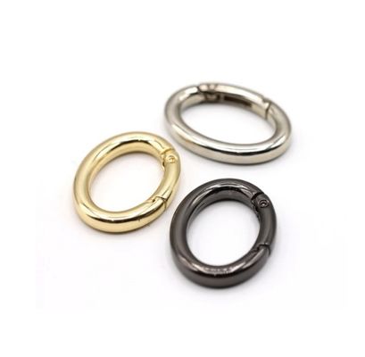 Stainless Steel Round Push In Clasp Accessory for Pendant and Necklace