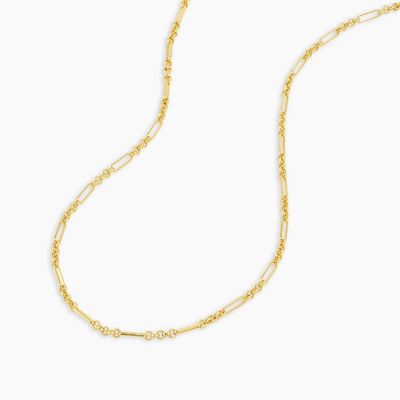 18in 925 Sterling Silver Chain Necklace 2.2mm Width 18K Gold Chain Necklace