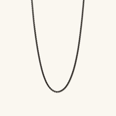 Handmade 18K Gold Plated Round Box Necklace Chain with Fast Shipping and Customizable Logo