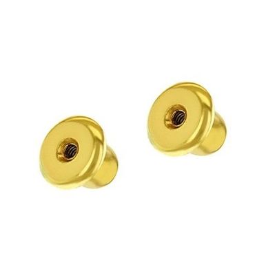 FEDEX Express Silver Plated Screw Back for Children's Earrings in 925 Sterling Silver