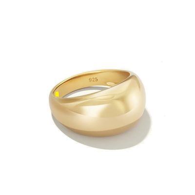 Bold Design 925 Sterling Silver Dome Ring