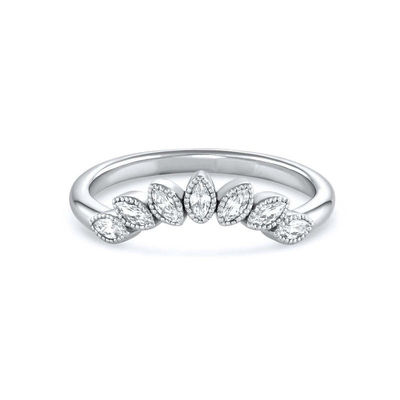 925 Sterling Silver CZ Gemstone Diamond Ring Stackable Wedding Ring Jewelry