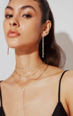 Jewelry Custom Other Earrings Type Long Silver Plating Earrings with Marquis CZ Stone