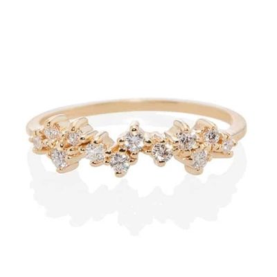 925 Sterling Silver Jewelry Prong Setting Mini Clear CZ Band Rings for Women Sterling