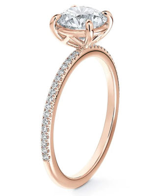 925 Sterling Silver Brazilian Round White CZ Engagement Ring Fine Jewelry Accessories