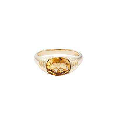 Heirloom Golden Cubic Zircon 925 Sterling Silver For Women'S Wedding Rings