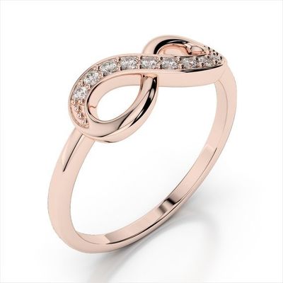 Handmade Infinity 925 Sterling Silver Women's Rings