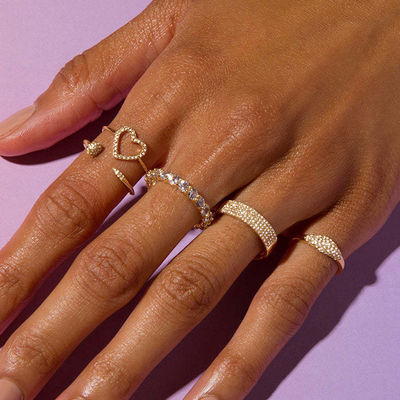Fashion 925 Sterling Silver Women Ring Jewelry Customized Product Religious Type None