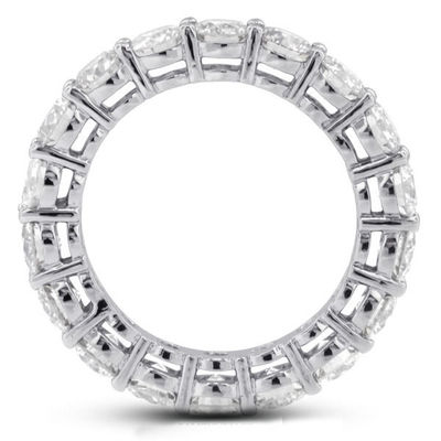 925 Sterling Silver 4mm CZ Eternity Band Ring ECO-Friendly Yes Plating Rose Gold
