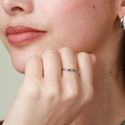 Third Party Appraisal Certificate 925 Sterling Silver Women's Plain Jewelry Band Ring
