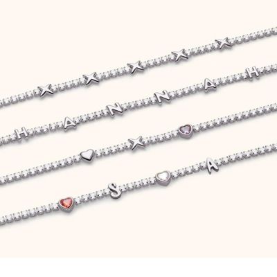 OEM Classic Brass Tennis Star Pendant Necklace With Brilliant Cubic Zircon Stones