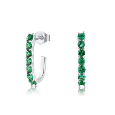 Trendy 925 Sterling Silver 14k Gold Trendy Bend Stud Earrings For Women Girls Jewelry