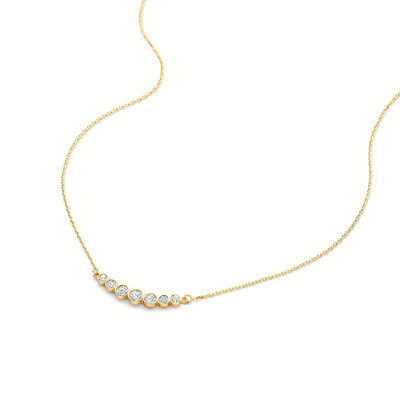 Minimalist 925 Sterling Silver Tennis Pendant Necklaces for Women Layer Stackable Necklaces